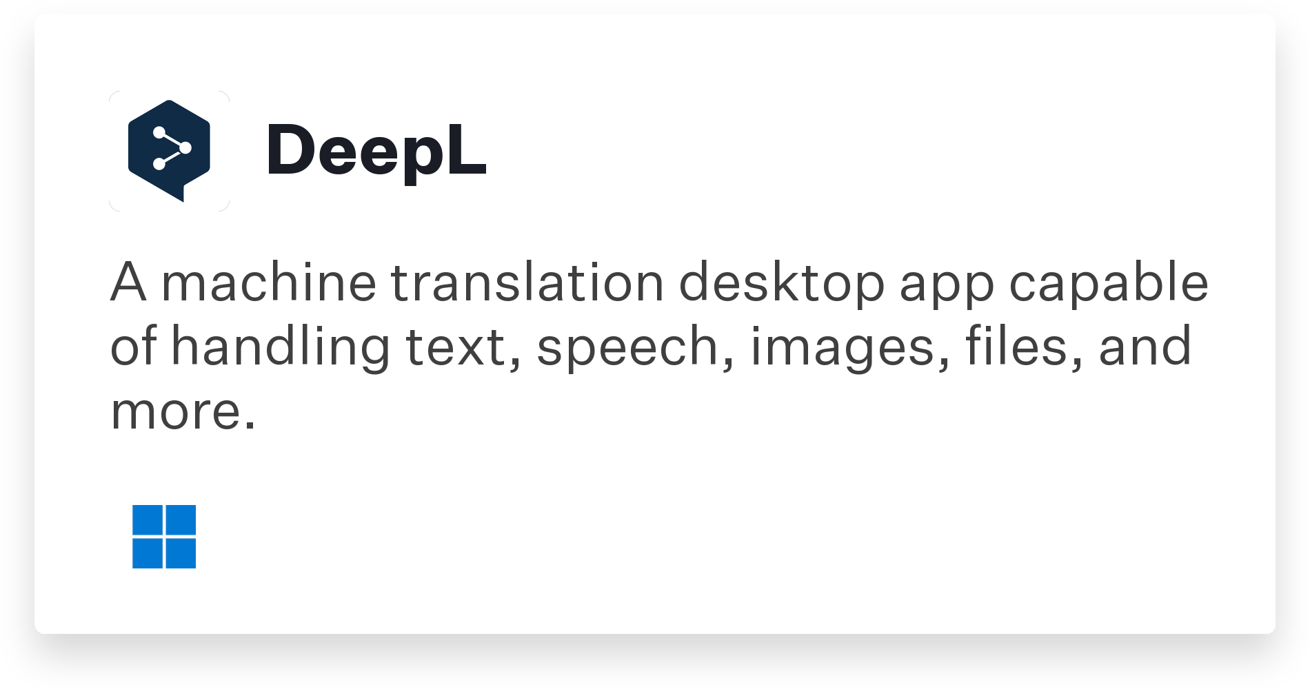 DeepL Title Card