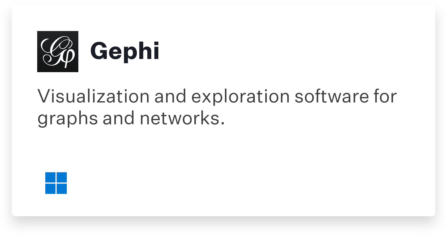 Gephi Title Card