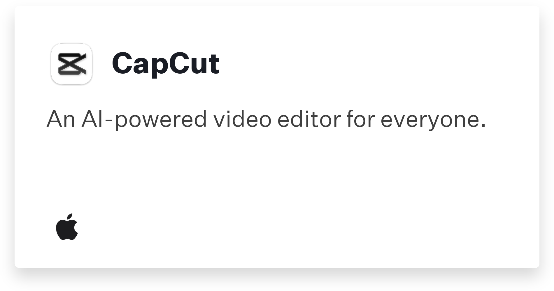 CapCut Title Card
