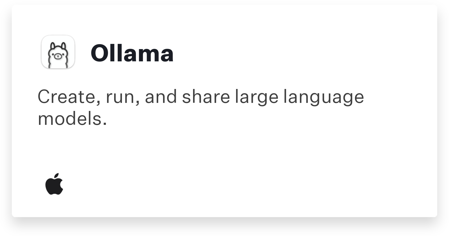 Ollama Title Card