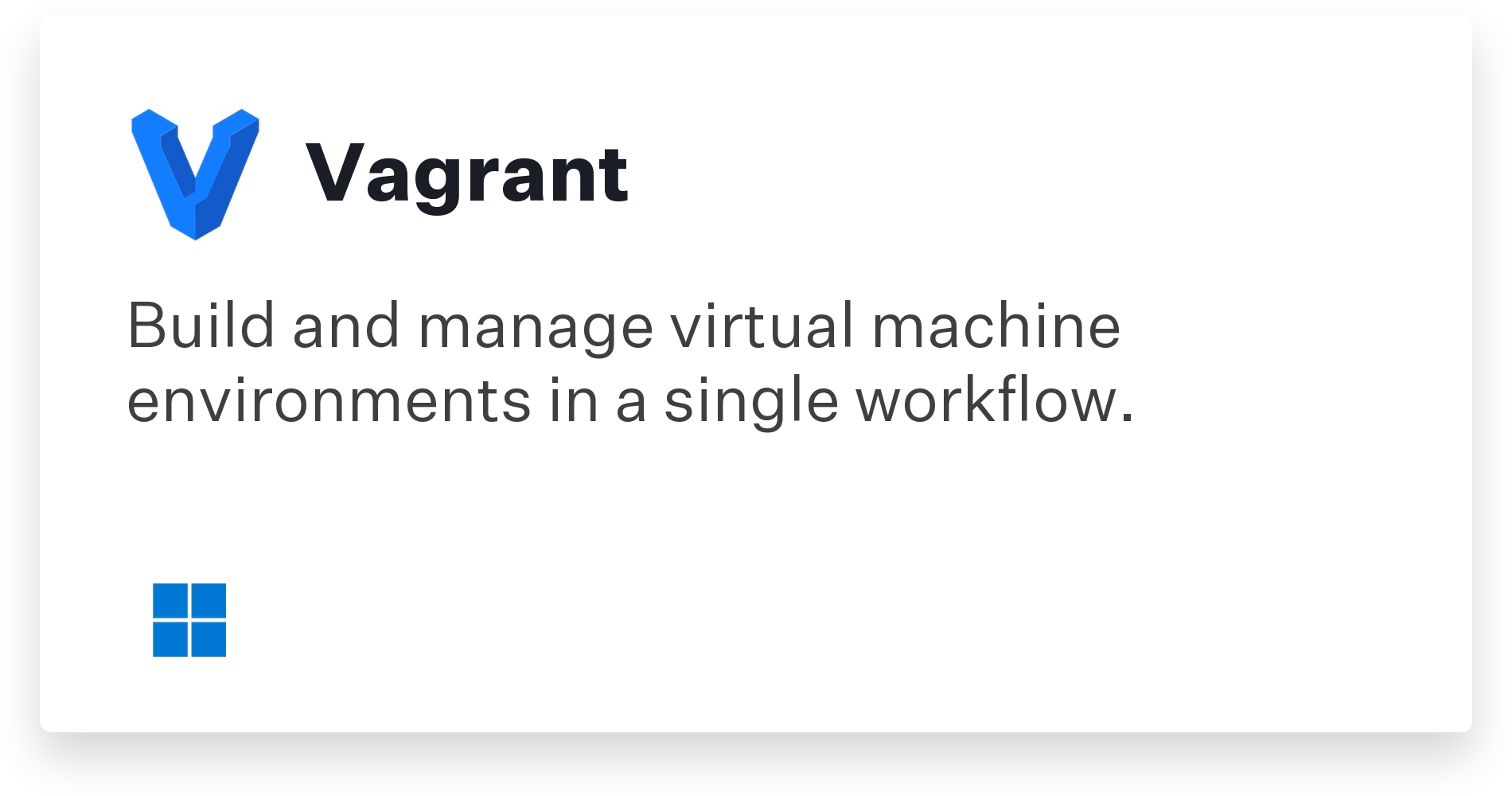 Vagrant Title Card