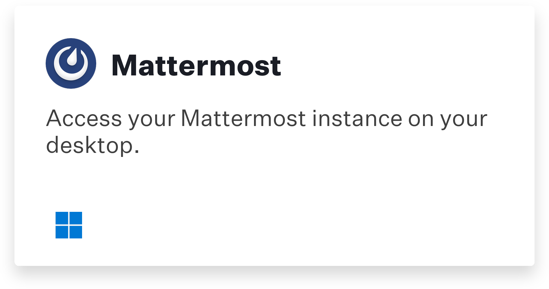 Mattermost Title Card