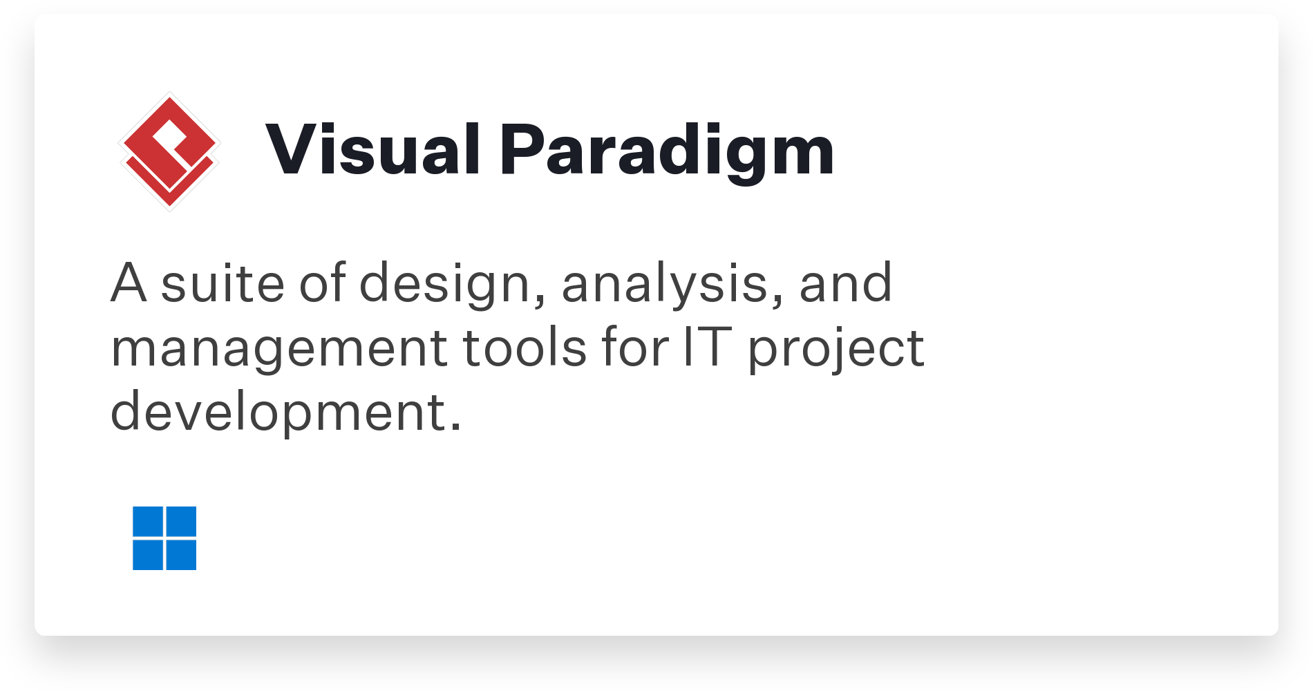 Visual Paradigm Title Card