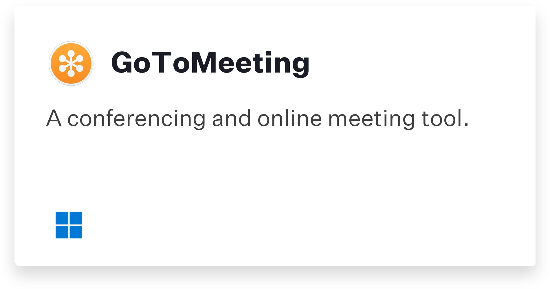 GoToMeeting Title Card