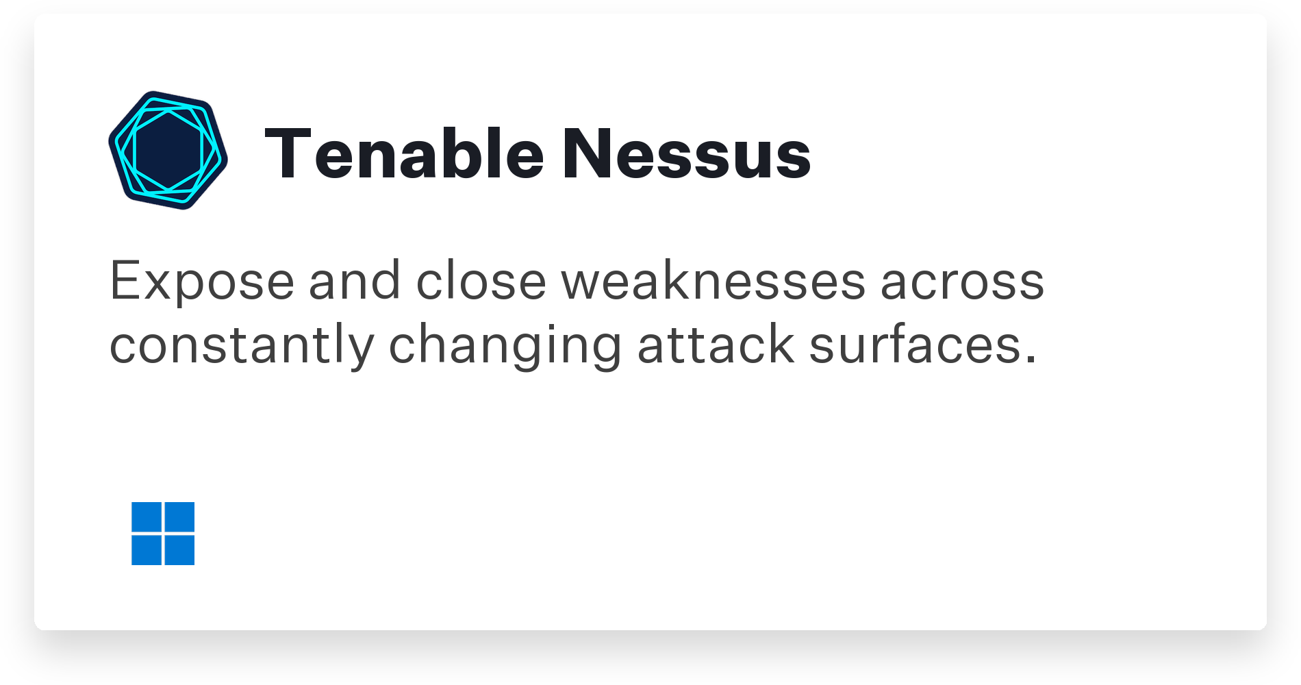 Tenable Nessus Title Card