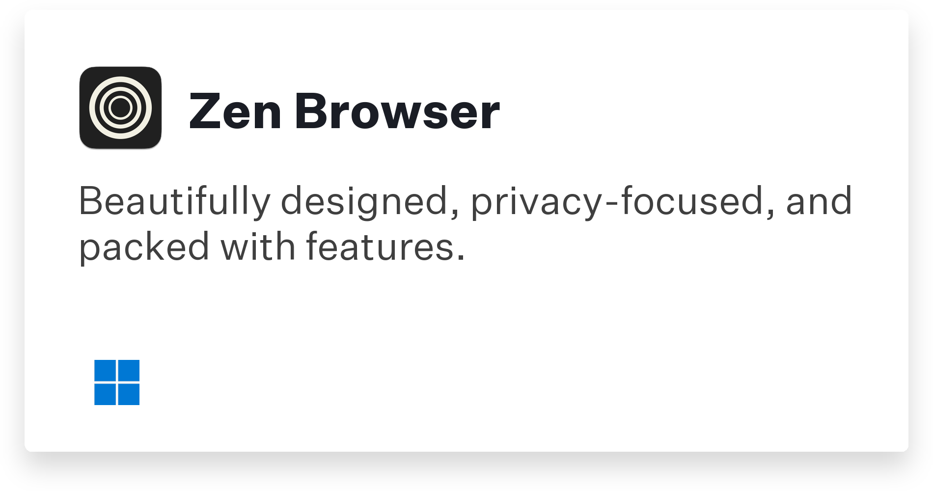 Zen Browser Title Card