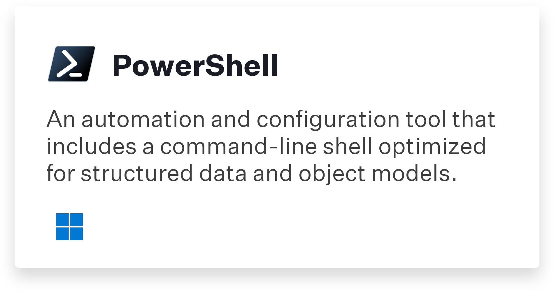 PowerShell Title Card